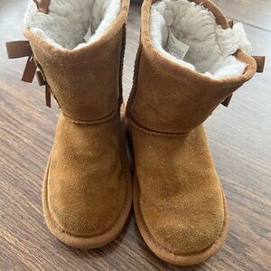UGG Tan Kids Boots with Cozy Lining